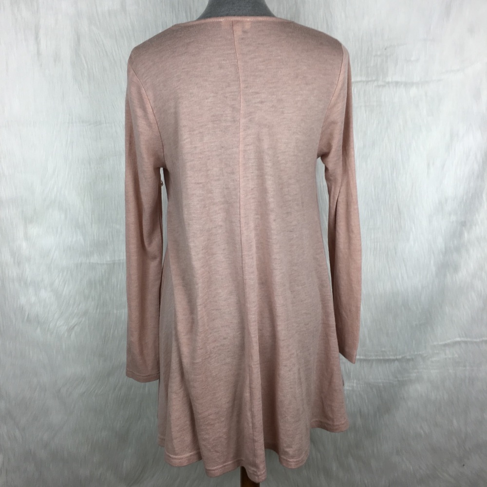 Umgee Pink Layered Sweater - Picture 2 of 4